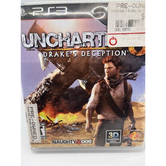 Uncharted 3 PS3 : Drake's Deception (Sony PlayStation 3 PS3, 2011) W/ Manual CIB - Picture 6 of 7